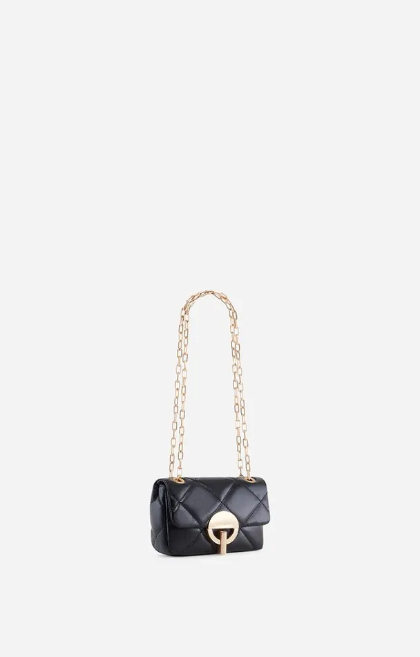 Vanessa Bruno Crossbody Bags Women Leather Nano Moon Bag Noir Vanessa Bruno Crossbody Bags Women Leather Nano Moon Bag Noir