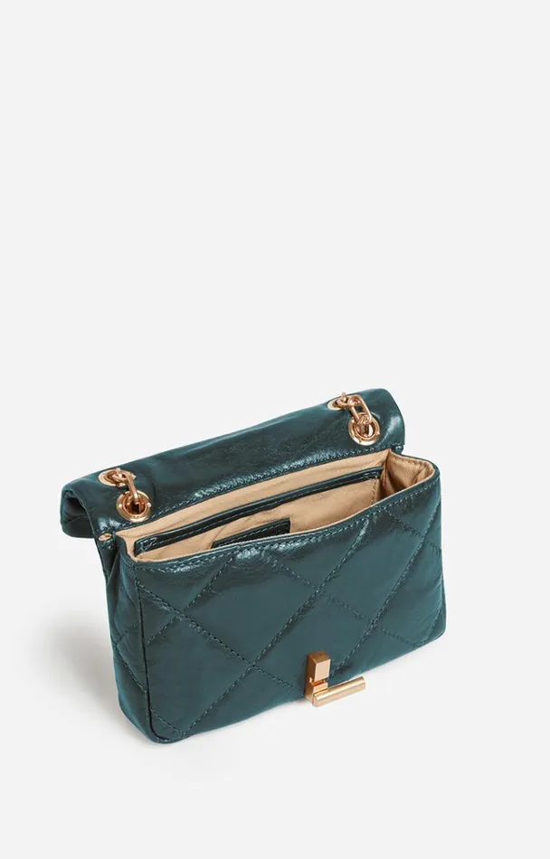 Vanessa Bruno Crossbody Bags Women Leather Nano Moon Bag Vert Bouteille Vanessa Bruno Crossbody Bags Women Leather Nano Moon Bag Vert Bouteille