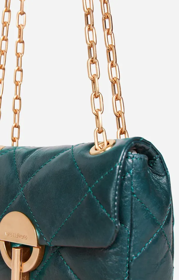 Vanessa Bruno Crossbody Bags Women Leather Nano Moon Bag Vert Bouteille Vanessa Bruno Crossbody Bags Women Leather Nano Moon Bag Vert Bouteille