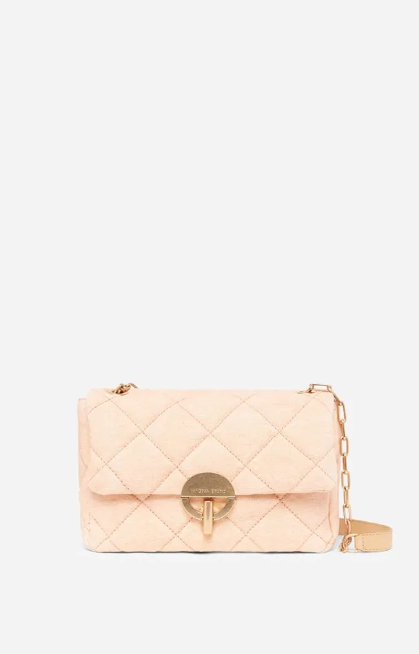Vanessa Bruno Crossbody Bags Women Linen Moon Bag Pu00e9tale
