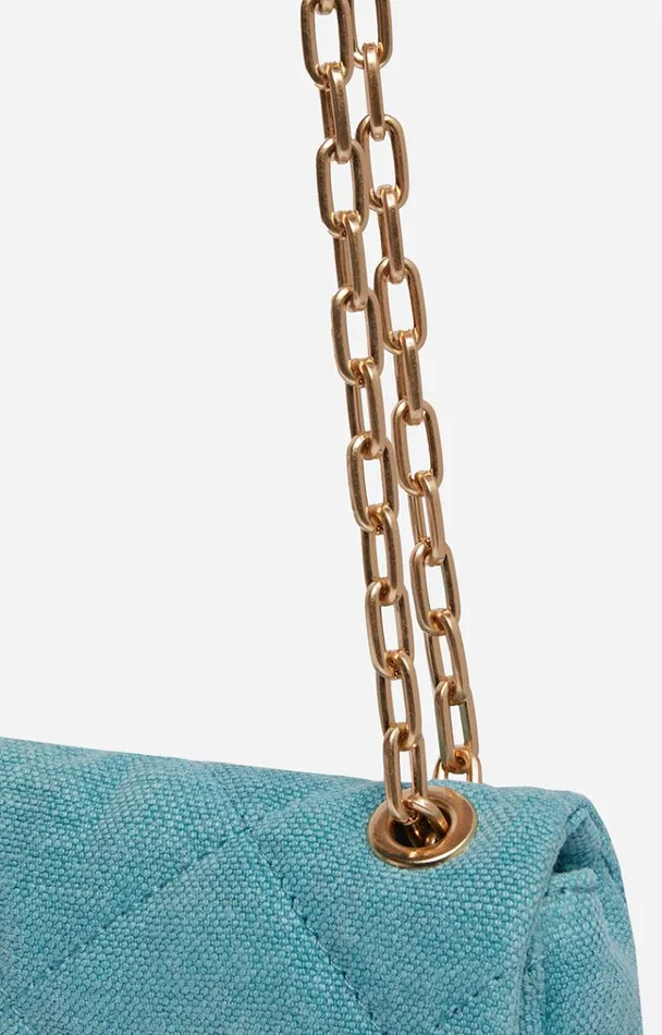 Vanessa Bruno Crossbody Bags Women Linen Nano Moon Bag Azur Vanessa Bruno Crossbody Bags Women Linen Nano Moon Bag Azur