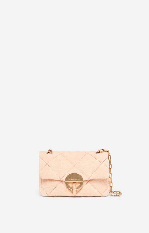 Vanessa Bruno Crossbody Bags Women Linen Nano Moon Bag Pu00e9tale
