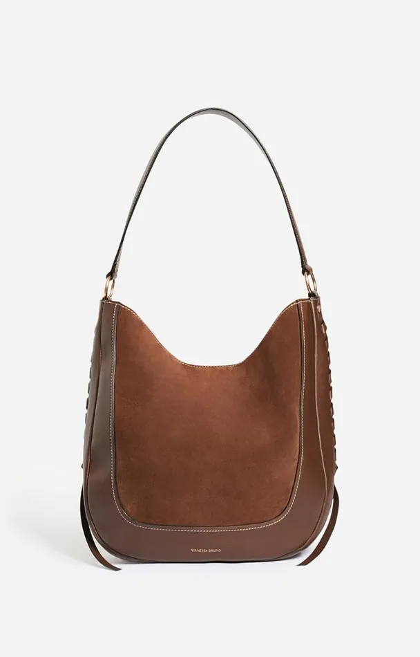 Vanessa Bruno Crossbody Bags Women Lou Bag Marron Glace