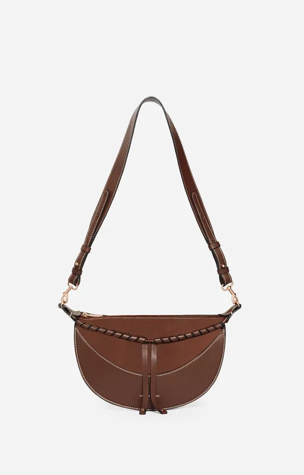 Vanessa Bruno Crossbody Bags Women Lou Bum Bag Marron Glace