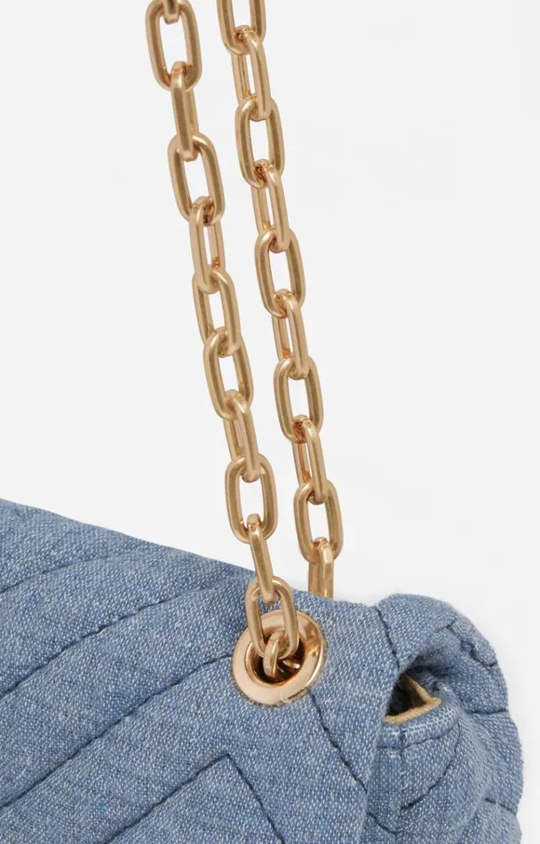 Vanessa Bruno Crossbody Bags Women Nano Moon Bag In Cotton Chambray Vanessa Bruno Crossbody Bags Women Nano Moon Bag In Cotton Chambray