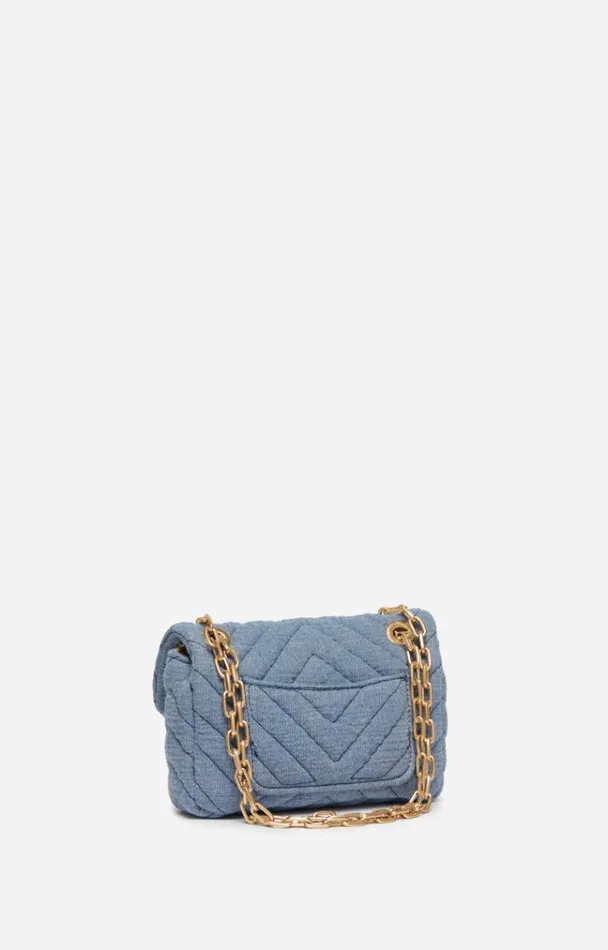 Vanessa Bruno Crossbody Bags Women Nano Moon Bag In Cotton Chambray Vanessa Bruno Crossbody Bags Women Nano Moon Bag In Cotton Chambray