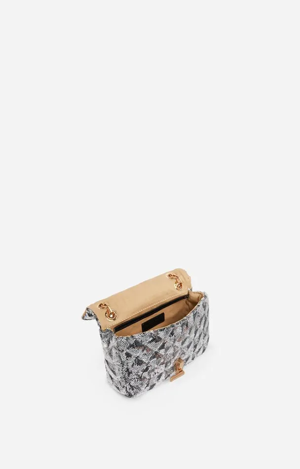 Vanessa Bruno Crossbody Bags Women Nano Moon Sequins Bag Argent Vanessa Bruno Crossbody Bags Women Nano Moon Sequins Bag Argent