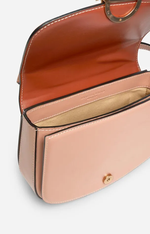 Vanessa Bruno Crossbody Bags Women Small Romy Flap Bag Rouille Vanessa Bruno Crossbody Bags Women Small Romy Flap Bag Rouille