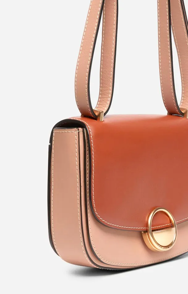 Vanessa Bruno Crossbody Bags Women Small Romy Flap Bag Rouille Vanessa Bruno Crossbody Bags Women Small Romy Flap Bag Rouille