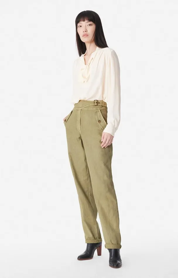 Vanessa Bruno Denim Women Axel Trousers Kaki