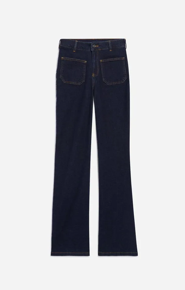 Vanessa Bruno Denim Women Dompay Flare Jeans Indigo