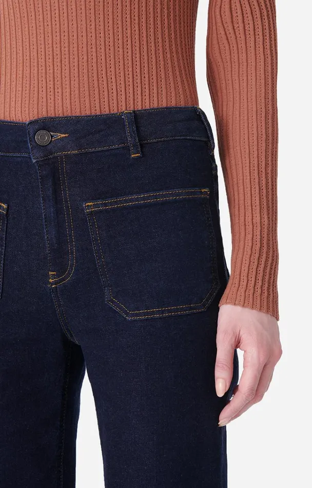 Vanessa Bruno Denim Women Dompay Flare Jeans Indigo Vanessa Bruno Denim Women Dompay Flare Jeans Indigo