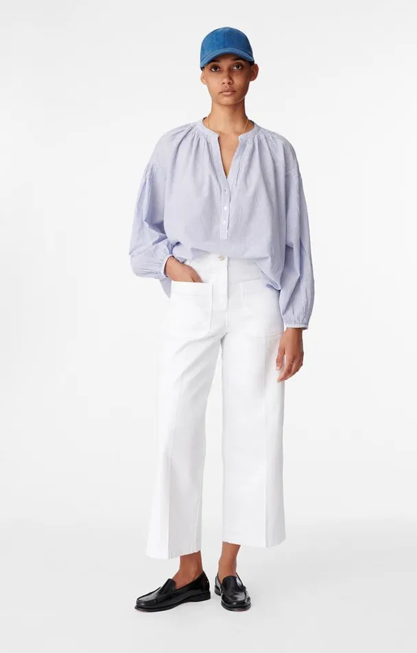 Vanessa Bruno Denim Women Helias Cropped Jeans Blanc