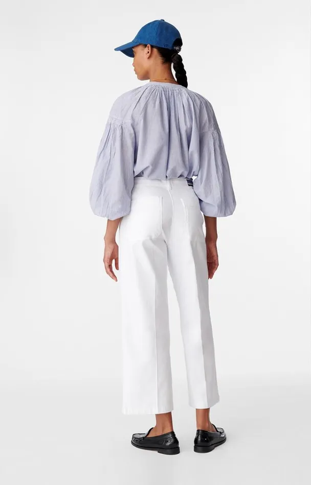 Vanessa Bruno Denim Women Helias Cropped Jeans Blanc