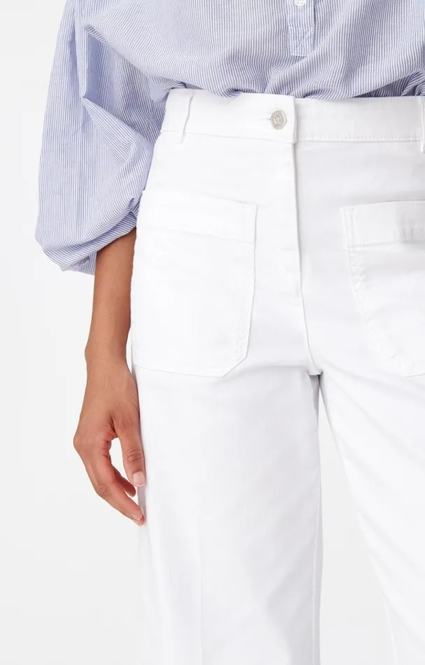 Vanessa Bruno Denim Women Helias Cropped Jeans Blanc