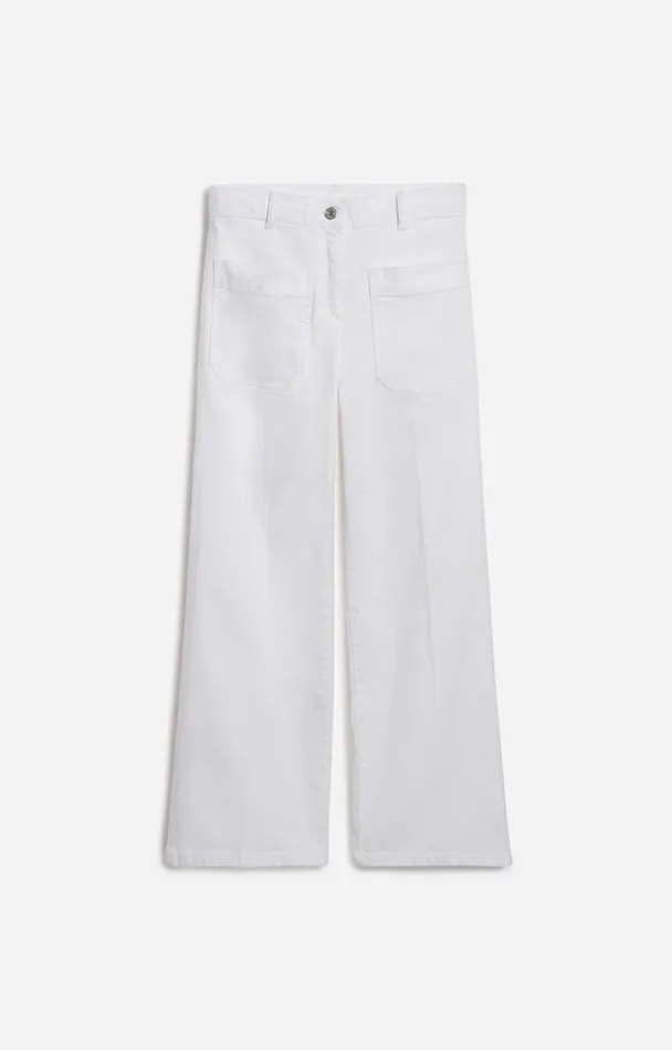 Vanessa Bruno Denim Women Helias Cropped Jeans Blanc