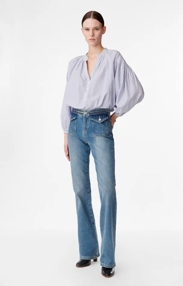 Vanessa Bruno Denim Women Nano Bootcut Jeans Indigo Clair