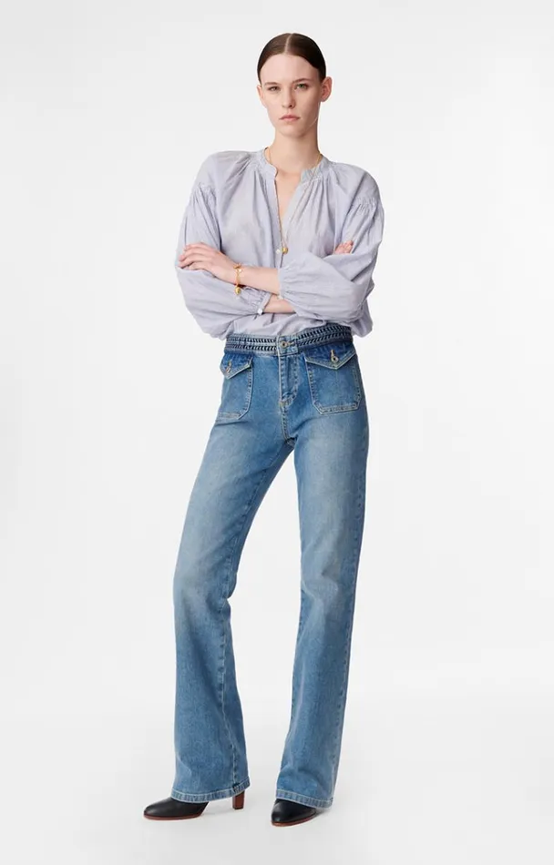 Vanessa Bruno Denim Women Nano Bootcut Jeans Indigo Clair