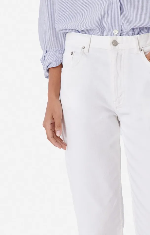 Vanessa Bruno Denim Women Timael Cropped Jeans Blanc