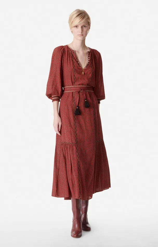Vanessa Bruno Dresses and Jumpsuits Women Arabelle Dress Persan Vanessa Bruno Dresses and Jumpsuits Women Arabelle Dress Persan