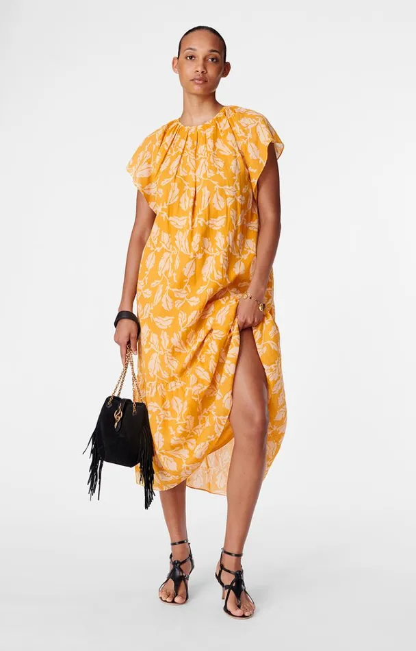 Vanessa Bruno Dresses and Jumpsuits Women Balla Dress Jaune D039or Vanessa Bruno Dresses and Jumpsuits Women Balla Dress Jaune D039or