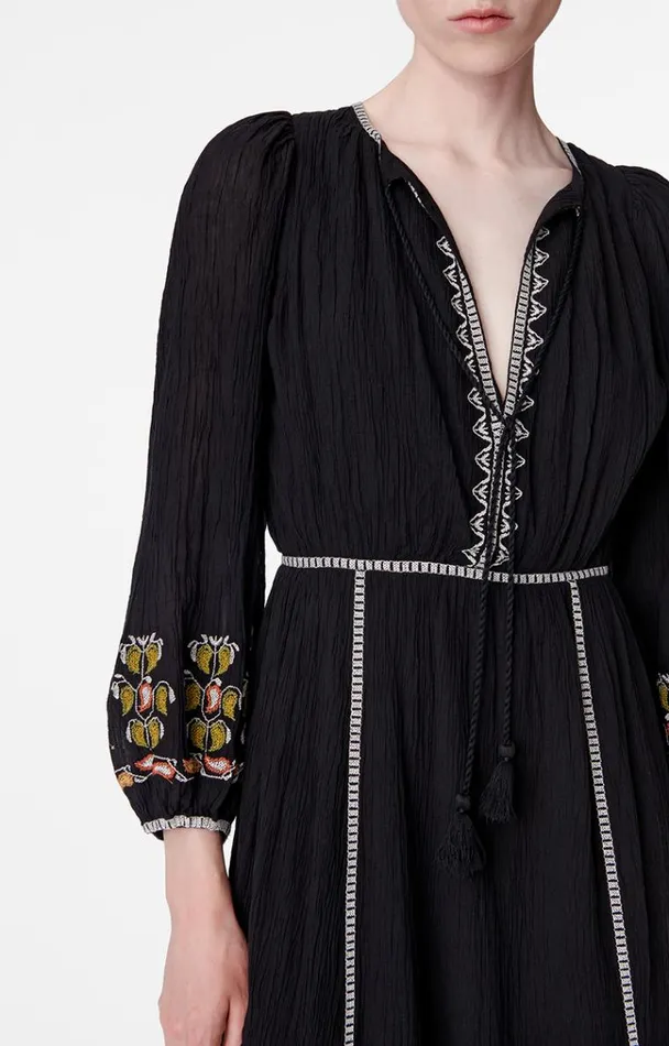 Vanessa Bruno Dresses and Jumpsuits Women Bangali Dress Noir Vanessa Bruno Dresses and Jumpsuits Women Bangali Dress Noir