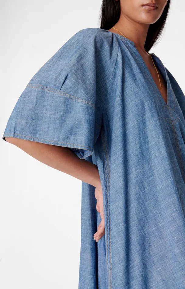 Vanessa Bruno Dresses and Jumpsuits Women Brooklyn Dress Chambray Vanessa Bruno Dresses and Jumpsuits Women Brooklyn Dress Chambray