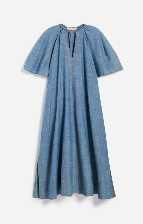 Vanessa Bruno Dresses and Jumpsuits Women Brooklyn Dress Chambray Vanessa Bruno Dresses and Jumpsuits Women Brooklyn Dress Chambray