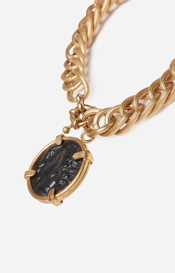 Vanessa Bruno Jewelry Women Curb Bracelet Noir Vanessa Bruno Jewelry Women Curb Bracelet Noir