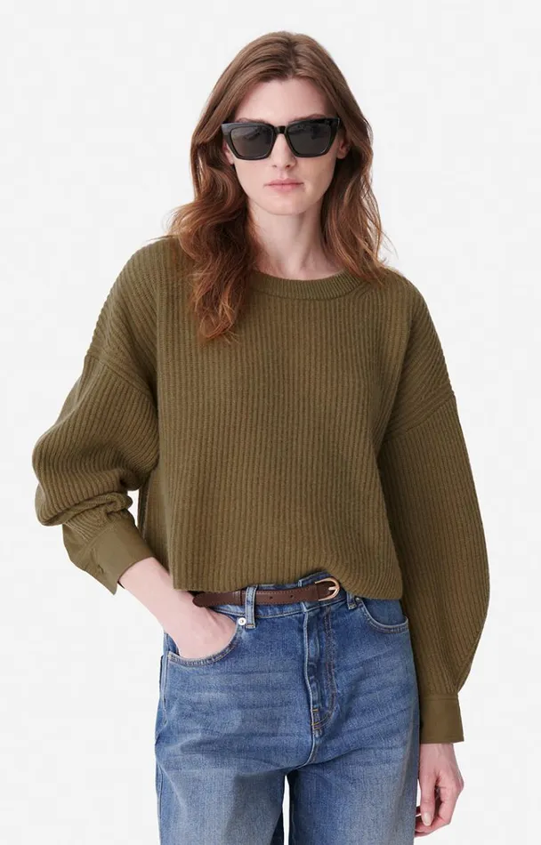 Vanessa Bruno Knitwear Women Alba Jumper Kaki Vanessa Bruno Knitwear Women Alba Jumper Kaki