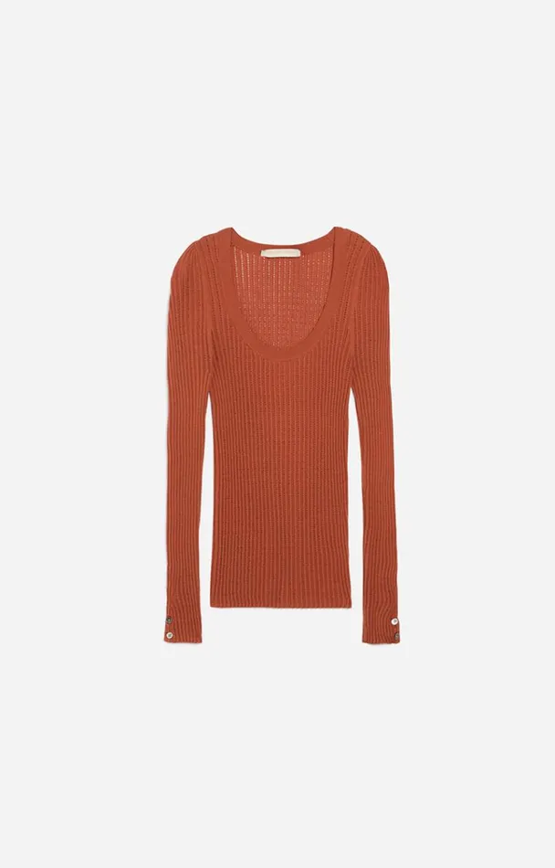 Vanessa Bruno Knitwear Women Berenice Jumper Noisette Vanessa Bruno Knitwear Women Berenice Jumper Noisette