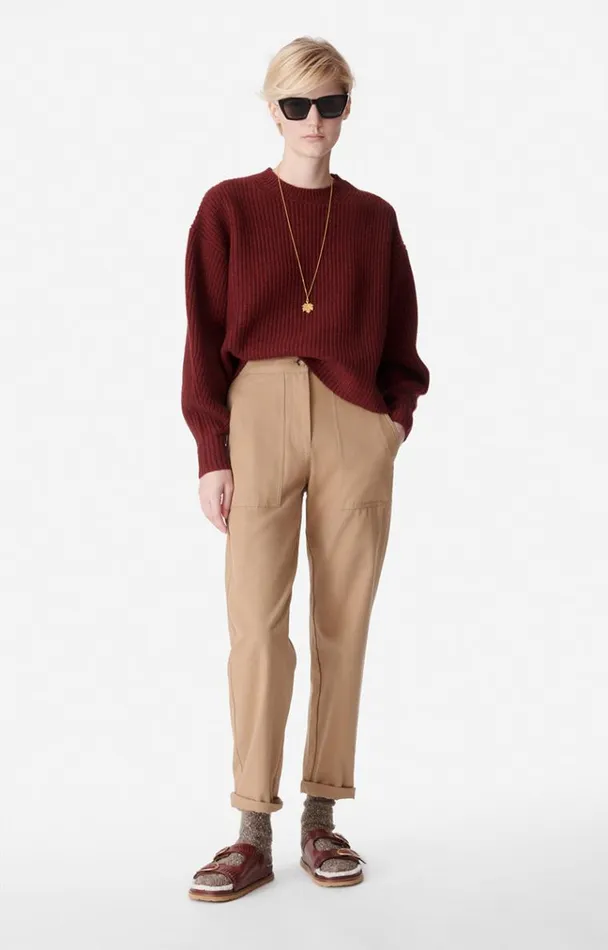 Vanessa Bruno Knitwear Women Bourgeon Jumper Rouge Vanessa Bruno Knitwear Women Bourgeon Jumper Rouge