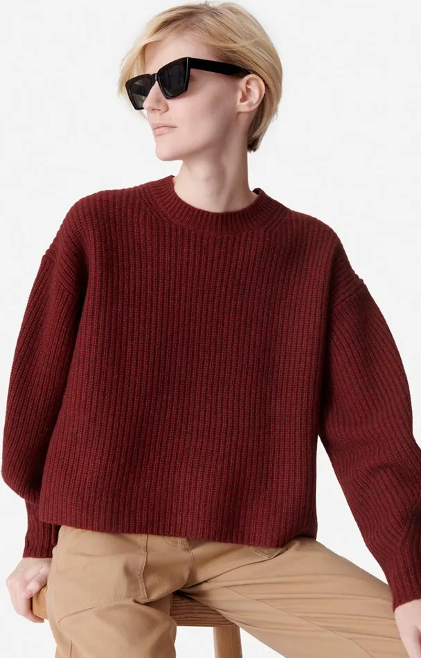 Vanessa Bruno Knitwear Women Bourgeon Jumper Rouge Vanessa Bruno Knitwear Women Bourgeon Jumper Rouge