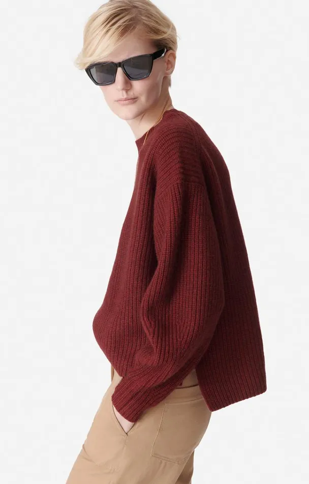Vanessa Bruno Knitwear Women Bourgeon Jumper Rouge Vanessa Bruno Knitwear Women Bourgeon Jumper Rouge