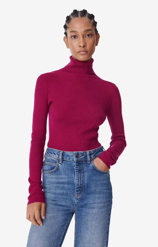 Vanessa Bruno Knitwear Women Brindille Jumper Magenta Vanessa Bruno Knitwear Women Brindille Jumper Magenta