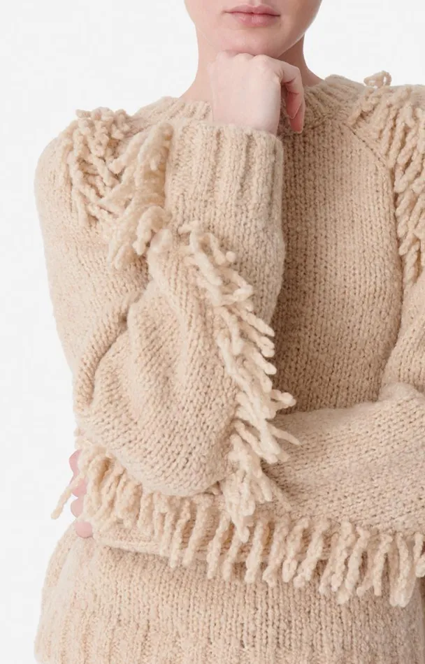 Vanessa Bruno Knitwear Women Bruyre Jumper Beige Vanessa Bruno Knitwear Women Bruyre Jumper Beige