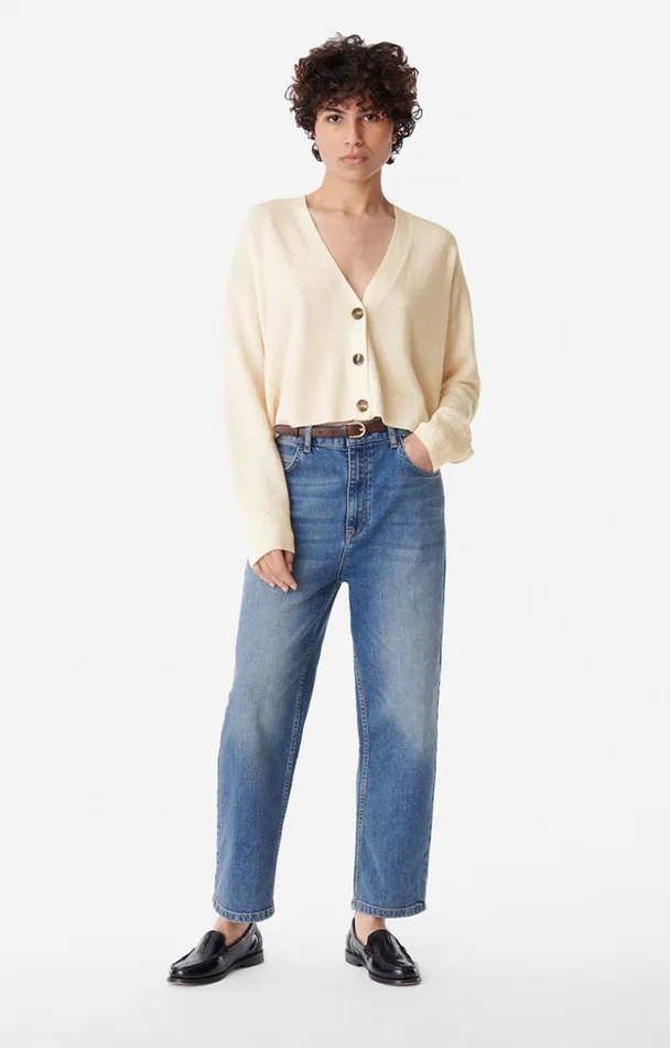 Vanessa Bruno Knitwear Women Caren Cardigan Ivoire Vanessa Bruno Knitwear Women Caren Cardigan Ivoire