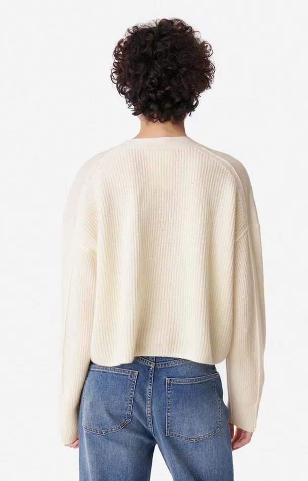 Vanessa Bruno Knitwear Women Caren Cardigan Ivoire Vanessa Bruno Knitwear Women Caren Cardigan Ivoire