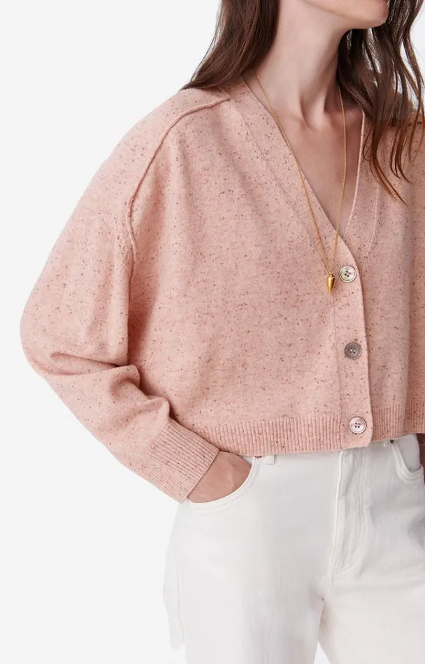 Vanessa Bruno Knitwear Women Venezuela Cardigan Rose Vanessa Bruno Knitwear Women Venezuela Cardigan Rose