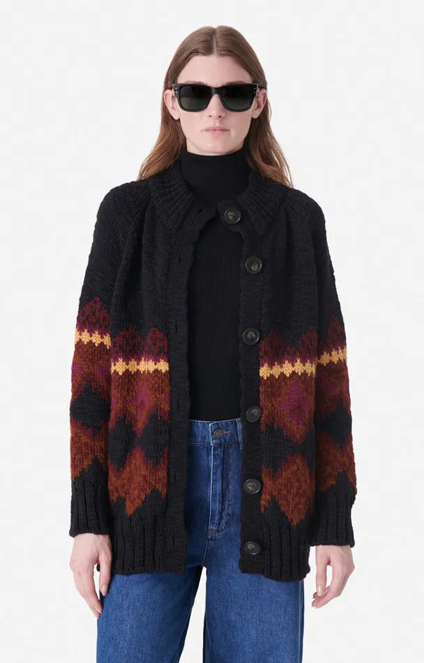 Vanessa Bruno Knitwear Women Vivi Cardigan Noir