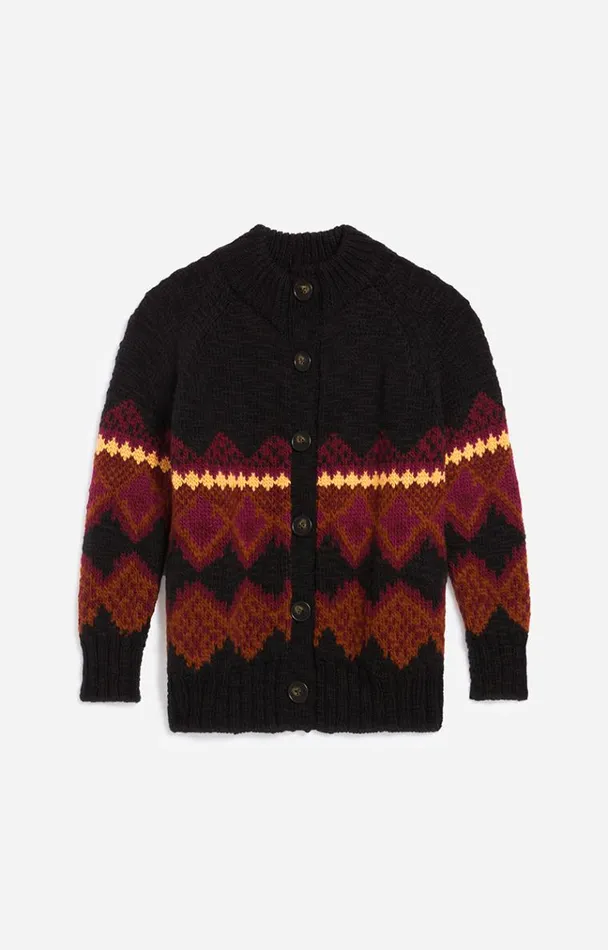 Vanessa Bruno Knitwear Women Vivi Cardigan Noir Vanessa Bruno Knitwear Women Vivi Cardigan Noir