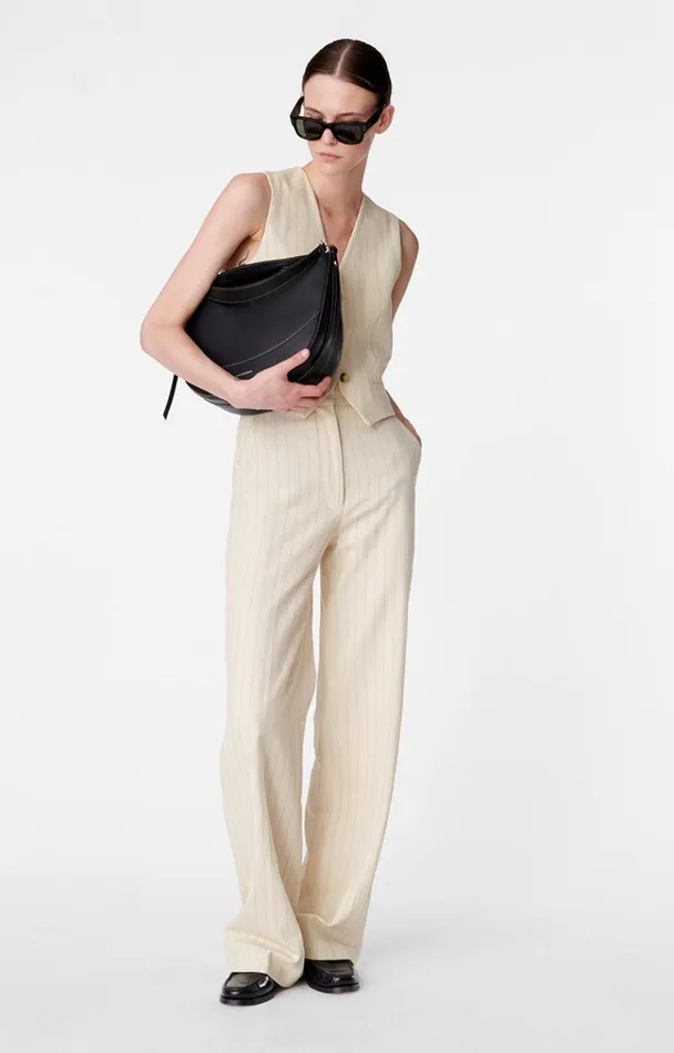 Vanessa Bruno Pants Women Bertrand Trousers Cru00e8me Vanessa Bruno Pants Women Bertrand Trousers Cru00e8me
