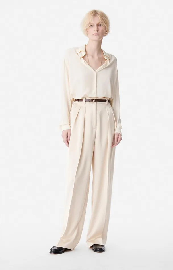Vanessa Bruno Pants Women Bjorn Trousers Greige