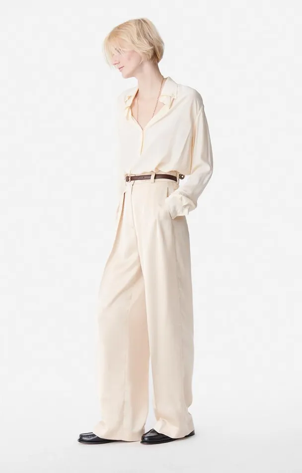 Vanessa Bruno Pants Women Bjorn Trousers Greige Vanessa Bruno Pants Women Bjorn Trousers Greige