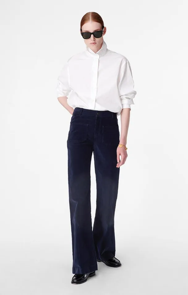 Vanessa Bruno Pants Women Dompay Pants Bleu Marine