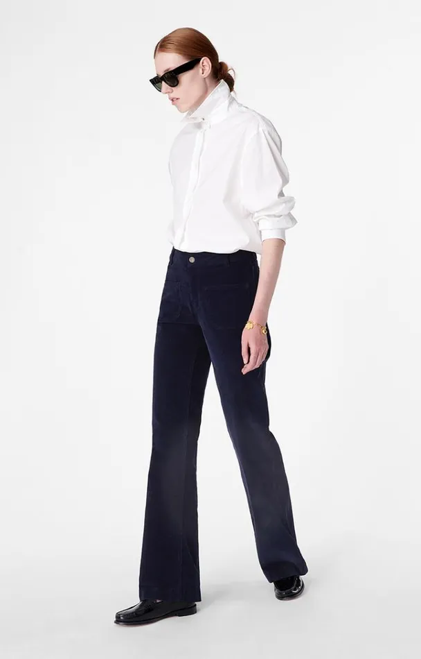 Vanessa Bruno Pants Women Dompay Pants Bleu Marine