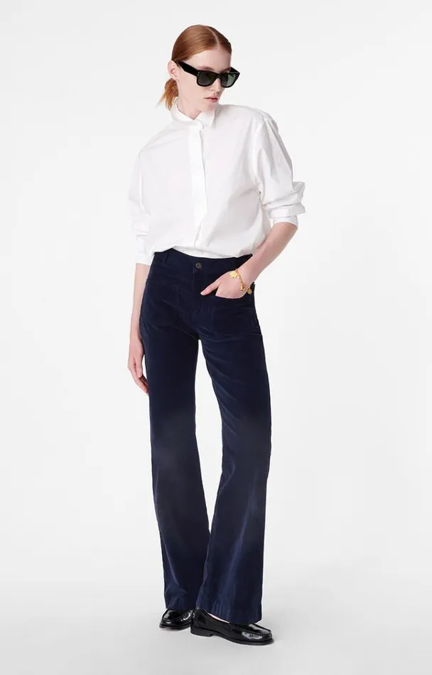 Vanessa Bruno Pants Women Dompay Pants Bleu Marine