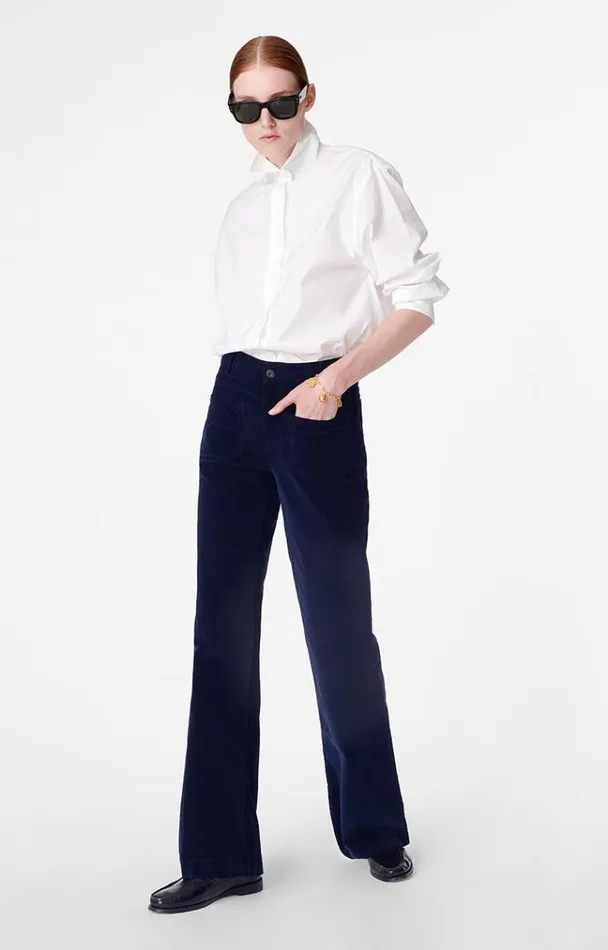 Vanessa Bruno Pants Women Dompay Pants Bleu Marine