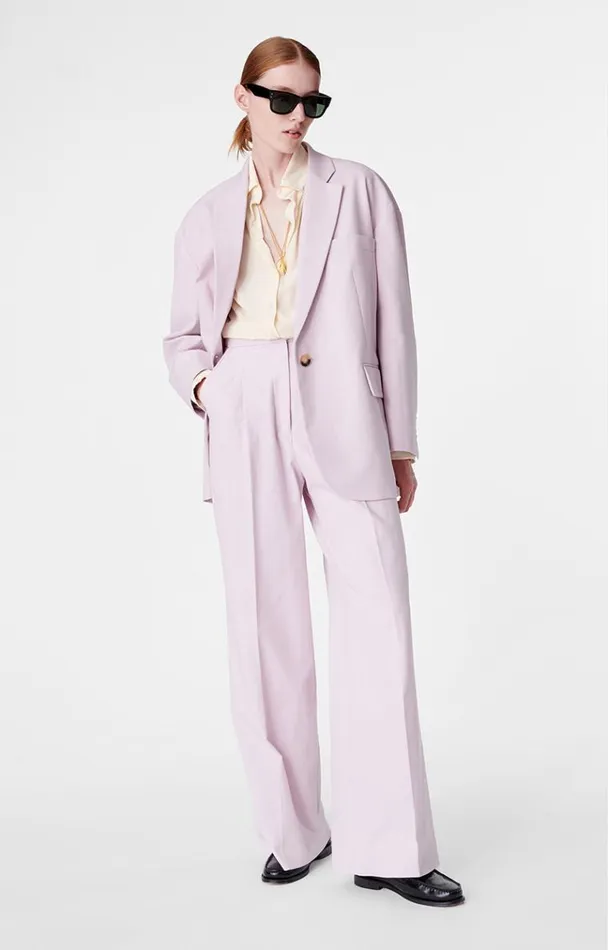Vanessa Bruno Pants Women Ticiano Trousers Rosepoudre