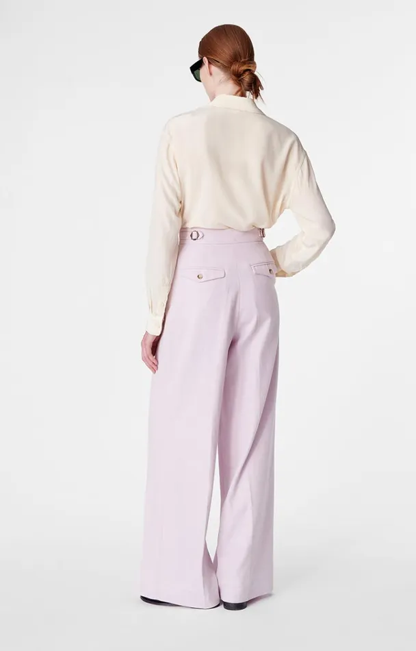 Vanessa Bruno Pants Women Ticiano Trousers Rosepoudre